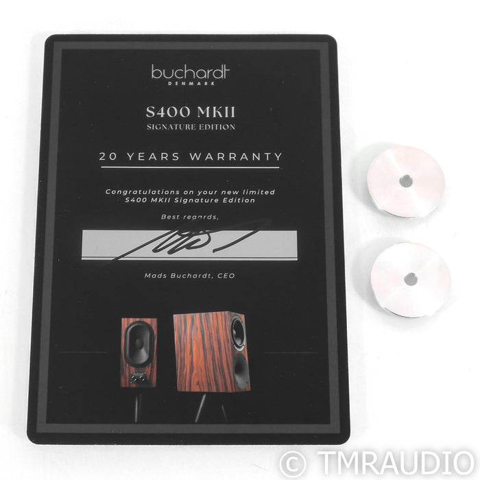 Buchardt S400 MkII Bookshelf Speakers; Fauna Pair