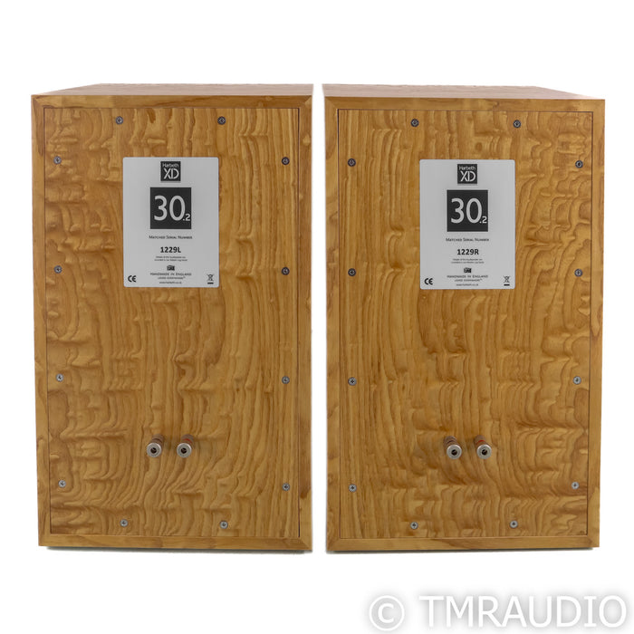 Harbeth Monitor 30.2 XD Bookshelf Speakers; Tano Ash Pair