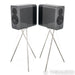 Q Acoustics Concept 300 Bookshelf Speakers; Silver / Ebony Pair (Demo w/ Warranty)