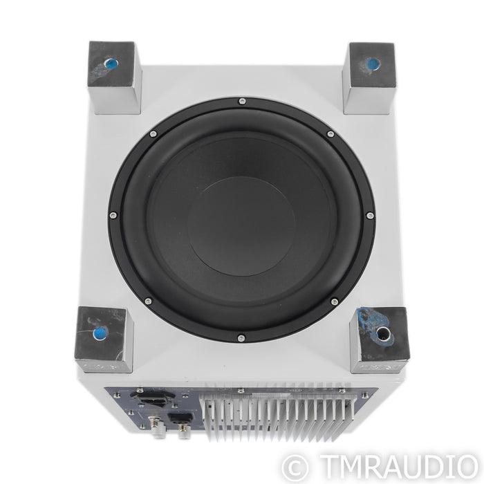 REL T/7i 8” Powered Subwoofer; Piano White