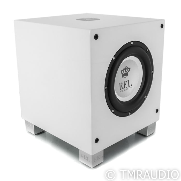 REL Acoustics T/7i 8" Powered Subwoofer; Piano White