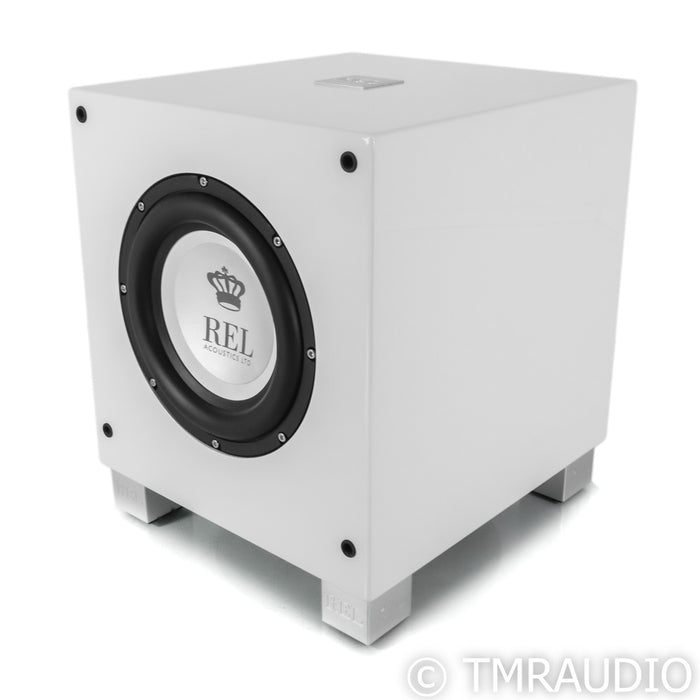 REL Acoustics T/7i 8" Powered Subwoofer; Piano White