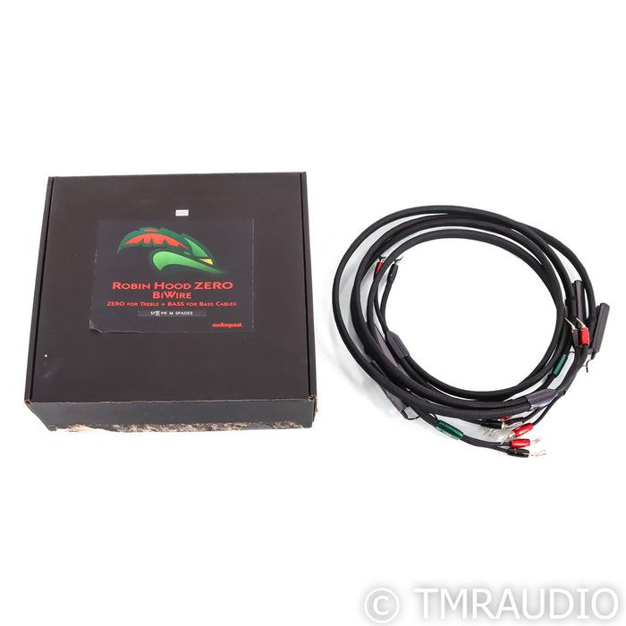 AudioQuest Robin Hood Bi-Wire Combo Speaker Cable; 5ft Pair