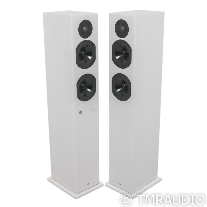 Totem Acoustic KIN Play Powered Floorstanding Speakers; White Pair; Bluetooth