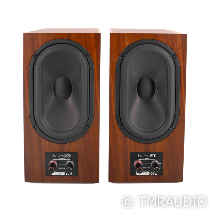 Buchardt S400 Bookshelf Speakers; Smoked Oak Pair