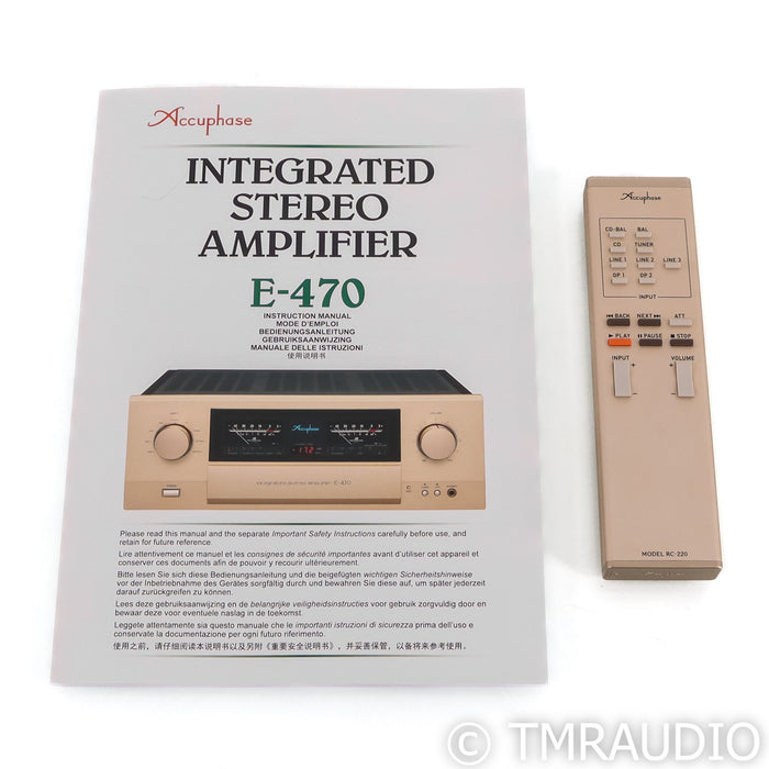 Accuphase E-470 Stereo Integrated Amplifier