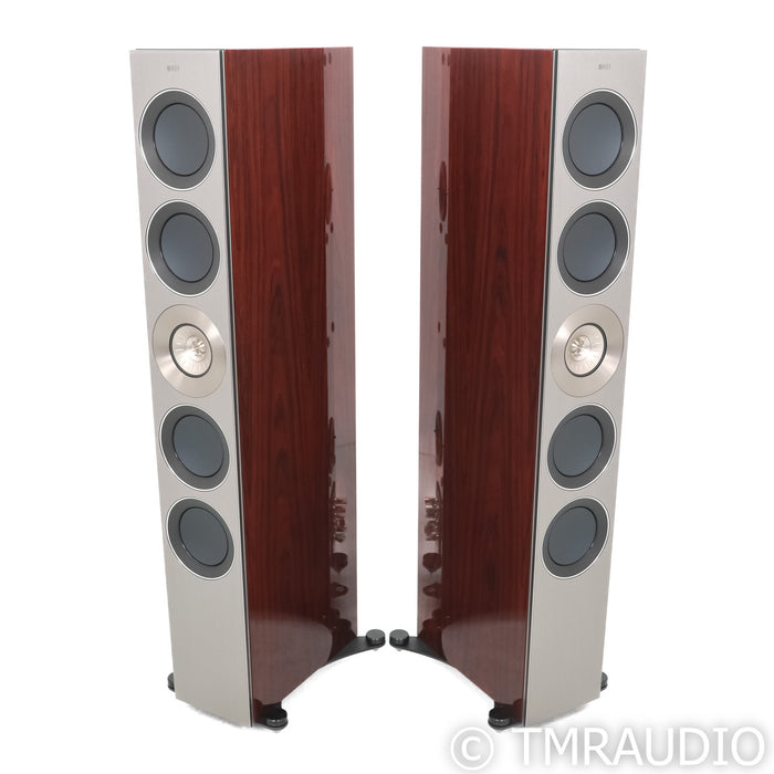 KEF Reference 5 Floorstanding Speakers; Luxury Gloss Rosewood Pair