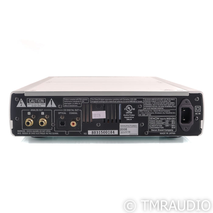 Denon DCD-CDX CD / SACD Player; DCDCDX3