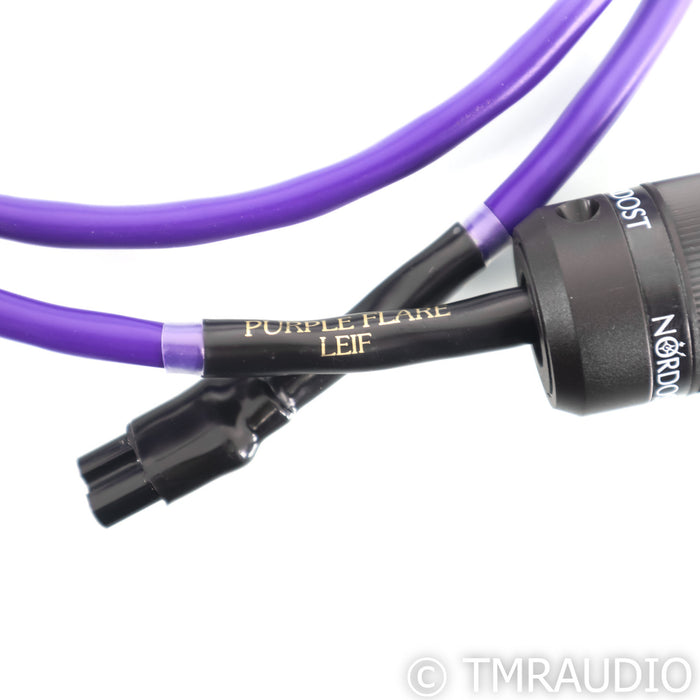 Nordost Purple Flair Power Cable; 1.5m AC Cord; Figure 8 (Open Box)