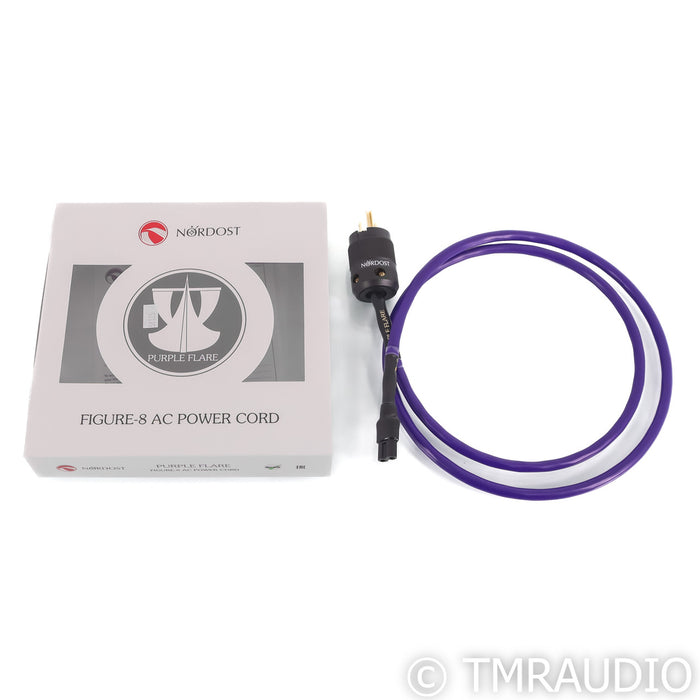 Nordost Purple Flair Power Cable; 1.5m AC Cord; Figure 8 (Open Box)
