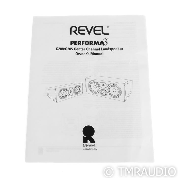 Revel Perfoma3 C205 Center Channel Speaker; C 205