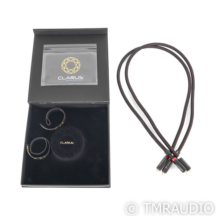 Clarus Crimson RCA Cables; 1m Pair Interconnects