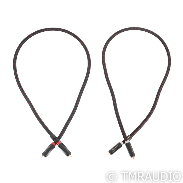 Clarus Crimson RCA Cables; 1m Pair Interconnects