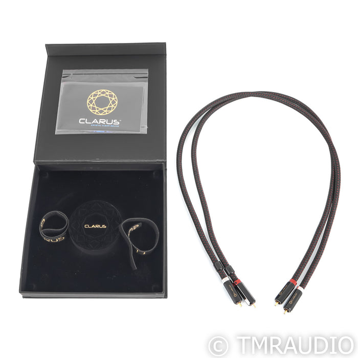 Clarus Crimson RCA Cables; 1m Pair Interconnects