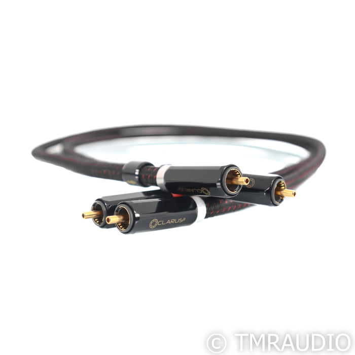 Clarus Crimson RCA Cables; 1m Pair Interconnects
