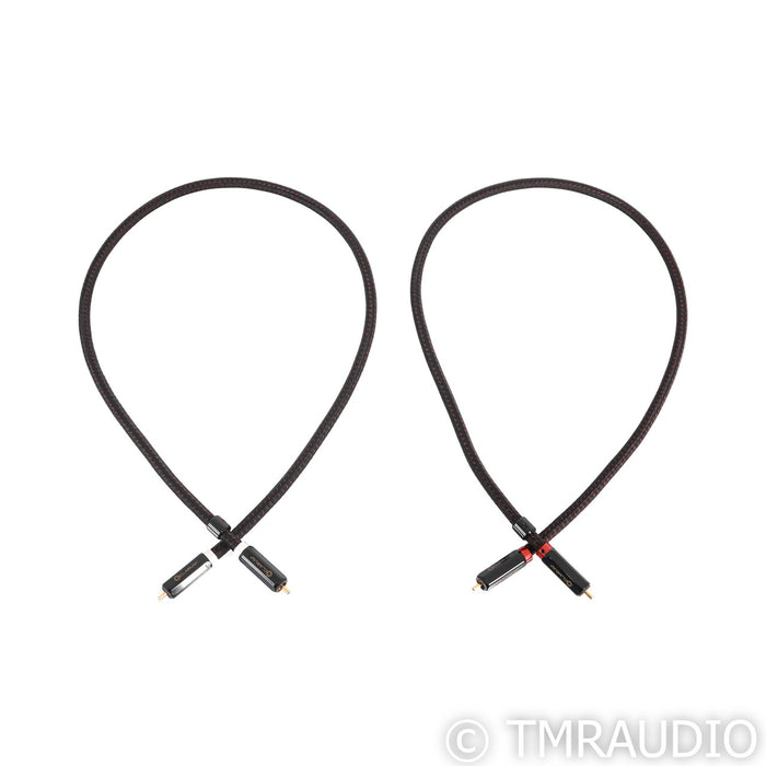Clarus Crimson RCA Cables; 1m Pair Interconnects
