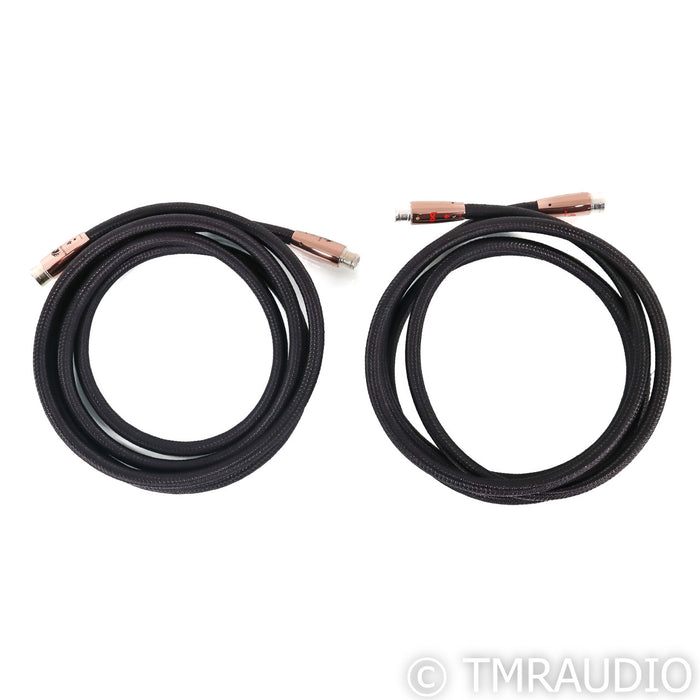 AudioQuest Black Beauty XLR Cables; 3m Pair Balanced Interconnects