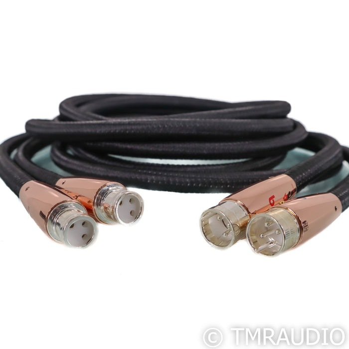AudioQuest Black Beauty XLR Cables; 3m Pair Balanced Interconnects