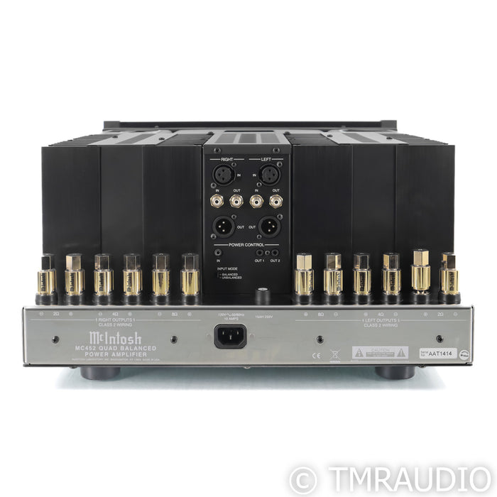 McIntosh MC452 Stereo Power Amplifier; Quad Balanced