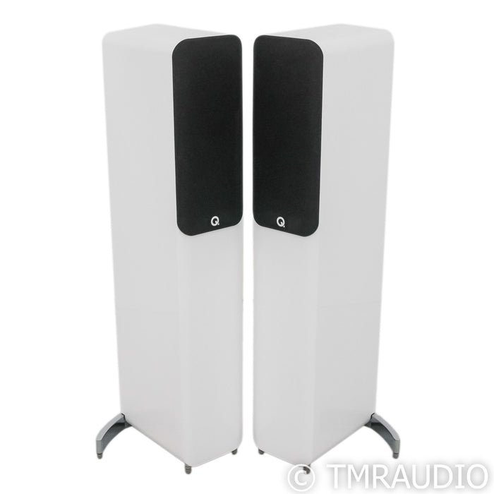 Q Acoustics Concept 50 Floorstanding Speakers; Gloss White Pair (Open Box)