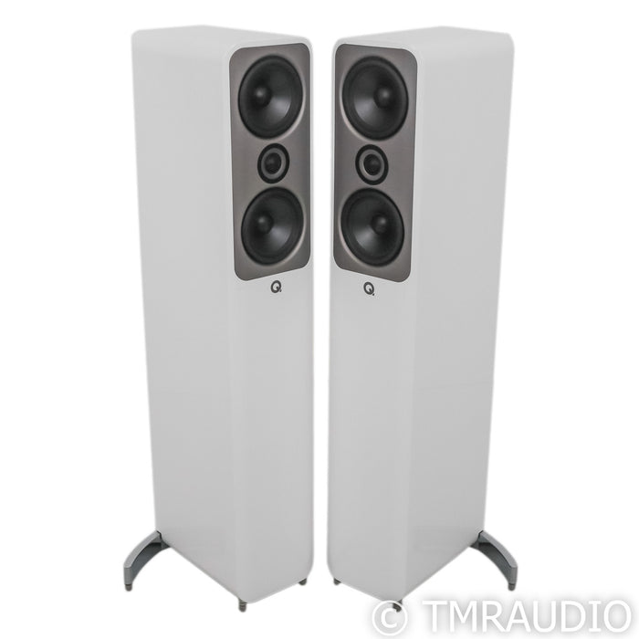 Q Acoustics Concept 50 Floorstanding Speakers; Gloss White Pair (Open Box)