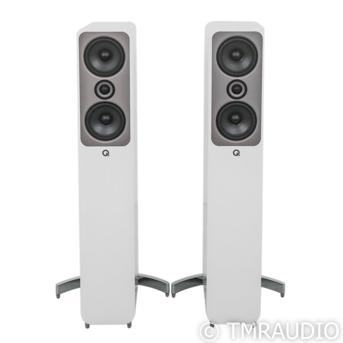 Q Acoustics Concept 50 Floorstanding Speakers; Gloss White Pair (Open Box)