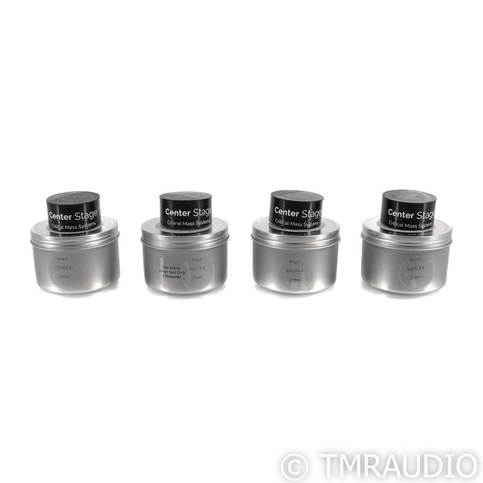 Critical Mass Systems Center Stage 2M 0.8 Isolation Footers; CS2M0.8