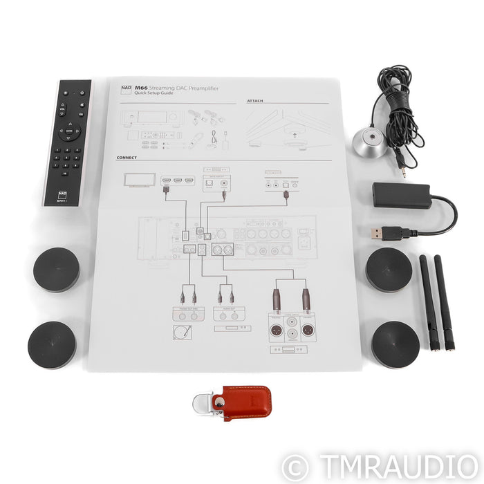 NAD Masters M66 Wireless Streaming DAC / Preamplifier; (Open Box)