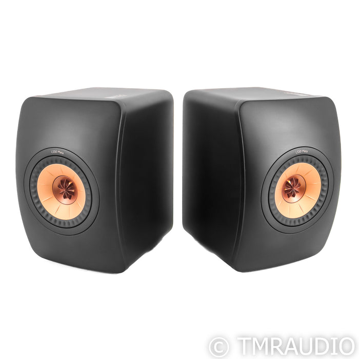KEF LS50 Meta Bookshelf Speakers; Black Pair