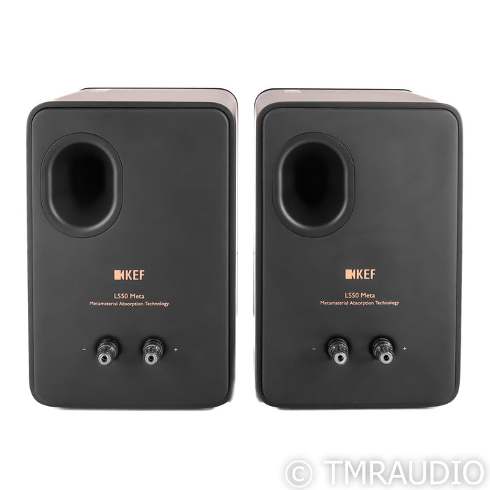 KEF LS50 Meta Bookshelf Speakers; Black Pair