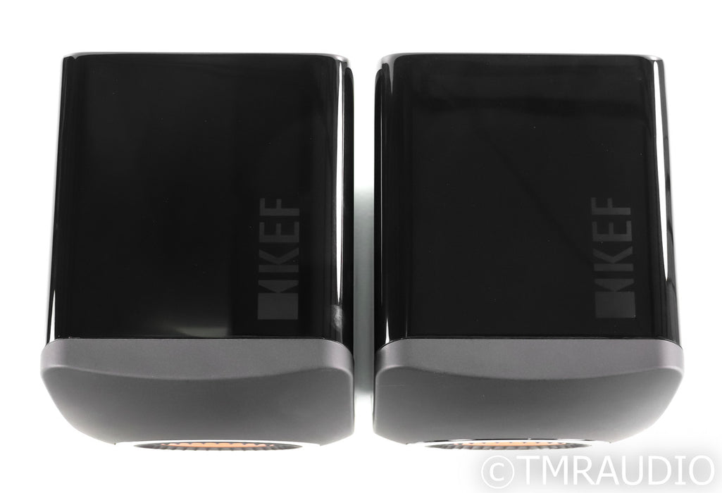 KEF LS50 Bookshelf Speakers; Black Pair