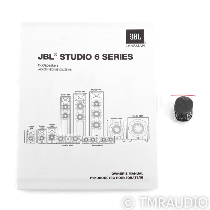 JBL Studio 620 Bookshelf Speakers; Dark Wood Pair