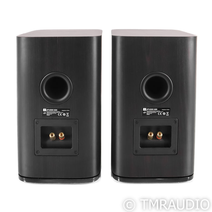 JBL Studio 620 Bookshelf Speakers; Dark Wood Pair