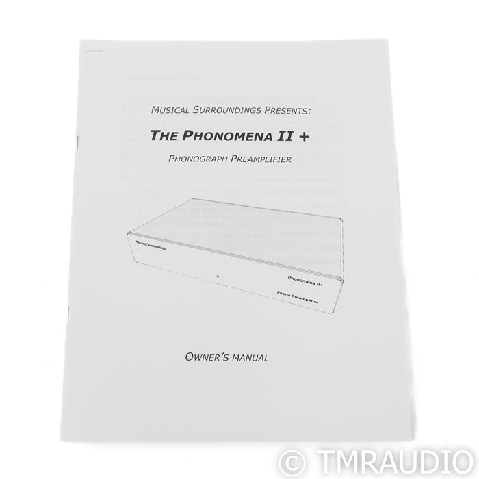 Musical Surroundings Phonomena II+ MM / MC Phono Preamplifier; 2+