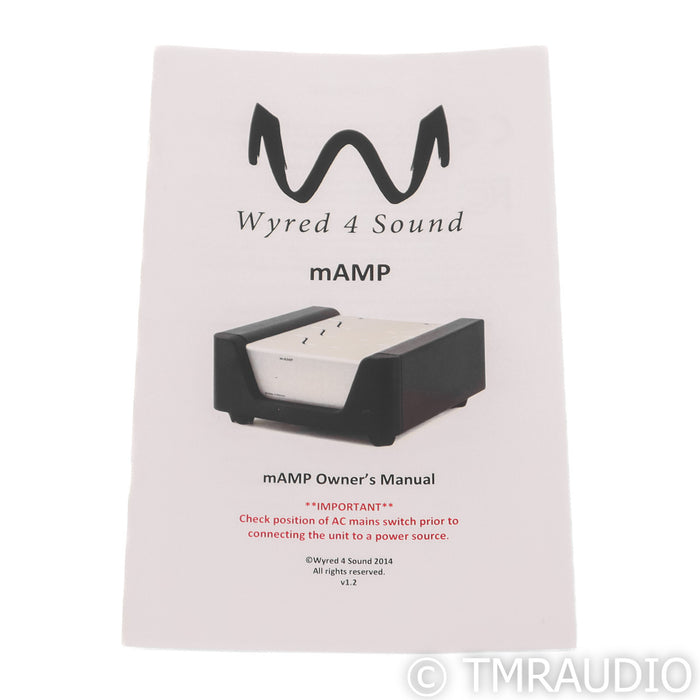 Wyred 4 Sound mAMP Mono Power Amplifier; Pair