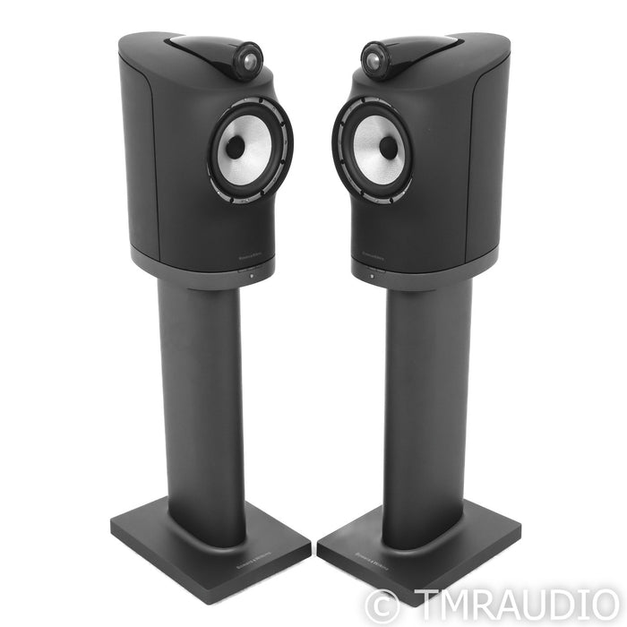 B&W Foundation Duo Wireless Powered Bookshelves; w/ Stands
