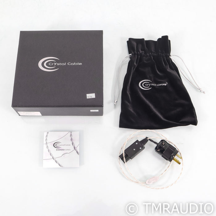 Crystal Cable Crystal Power Micro Diamond Power Cable; 1m AC Cord