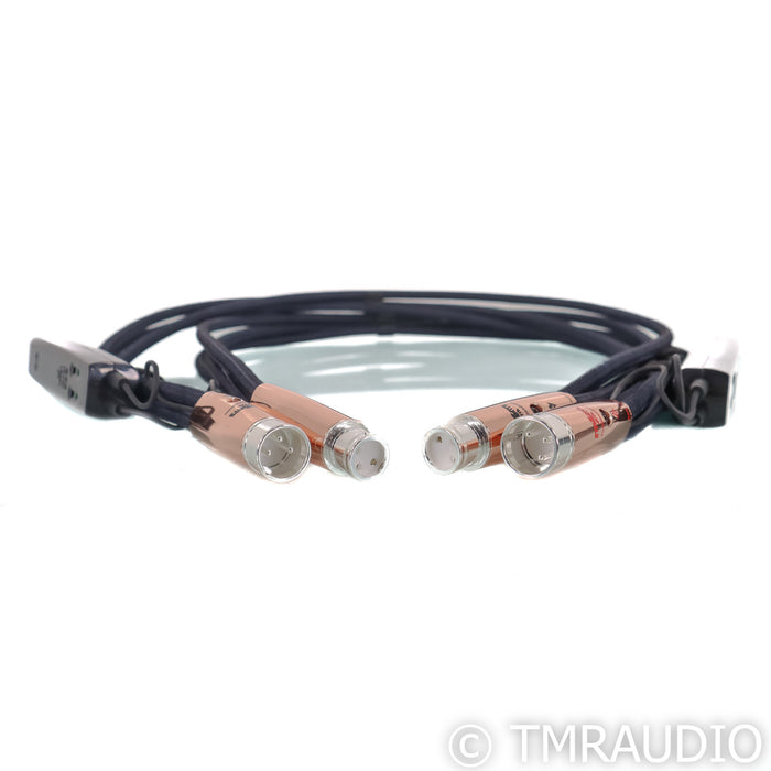 AudioQuest ThunderBird XLR Cables; 1m Pair Balanced Interconnects; 72v DBS