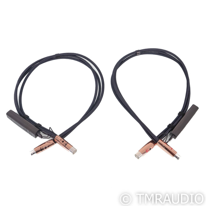 AudioQuest ThunderBird XLR Cables; 1m Pair Balanced Interconnects; 72v DBS