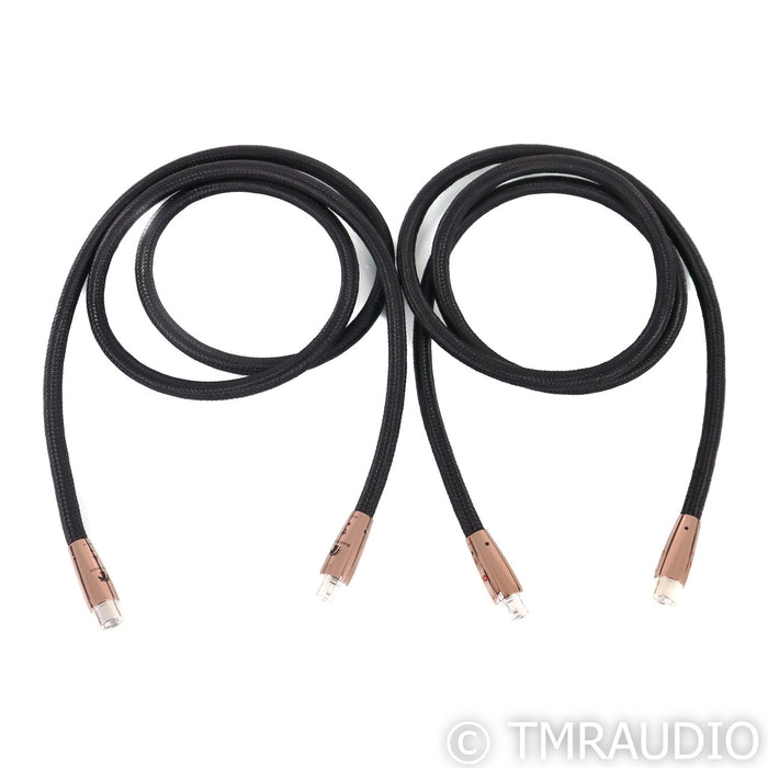 AudioQuest Black Beauty XLR Cables; 2m Pair Balanced Interconnects