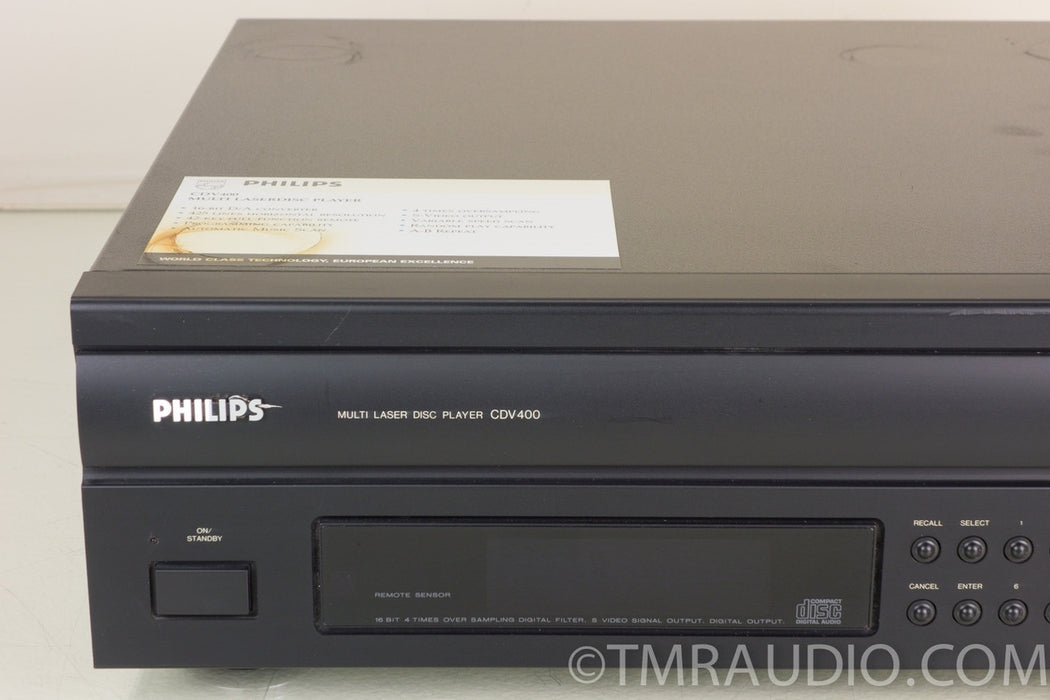 Phillips CDV400 CD / LD LaserDisc Player