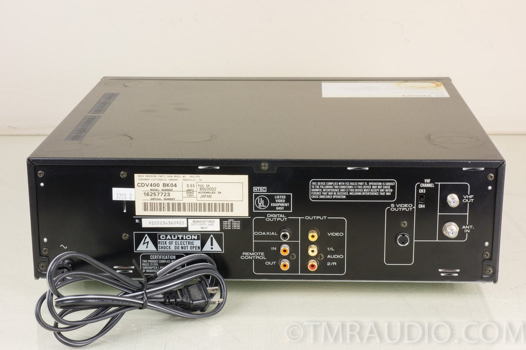 Phillips CDV400 CD / LD LaserDisc Player