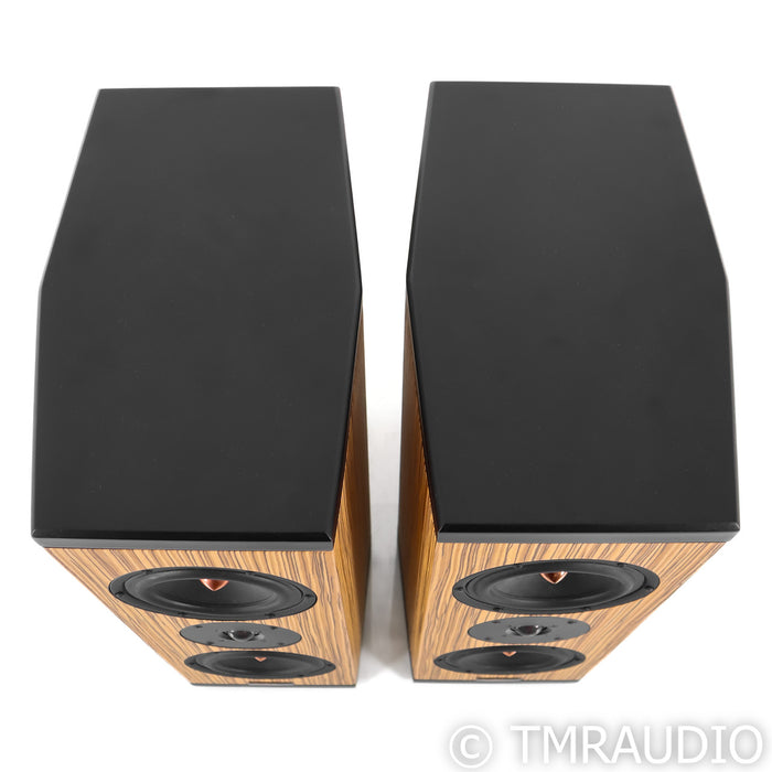 Tyler Acoustics D3M Bookshelf Speakers; Zebra Wood Pair