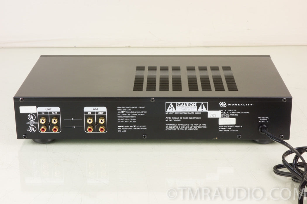 VINTAGE NUREALITY VIVID 3D THEATER VHT 200 SOUND PROCESSOR