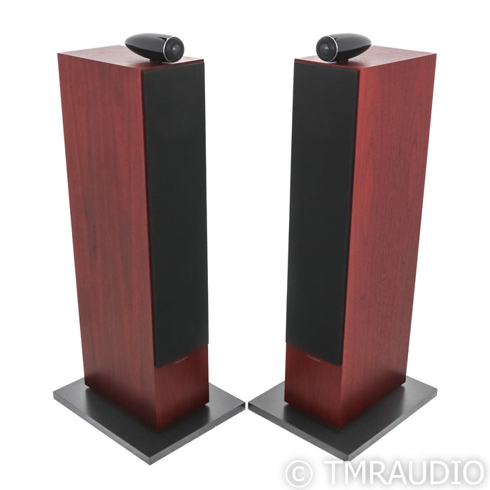 B&W 702 S2 Floorstanding Speakers; Rosenut Pair