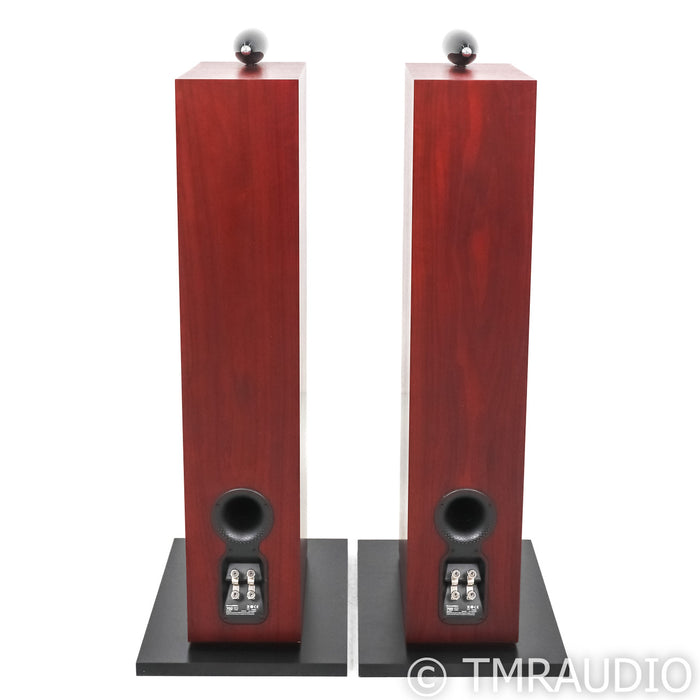 B&W 702 S2 Floorstanding Speakers; Rosenut Pair