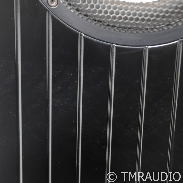 Kharma Mini Exquisite Floorstanding Speakers; Piano Black / American Walnut Pair