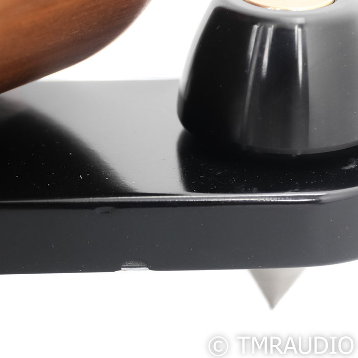 Kharma Mini Exquisite Floorstanding Speakers; Piano Black / American Walnut Pair