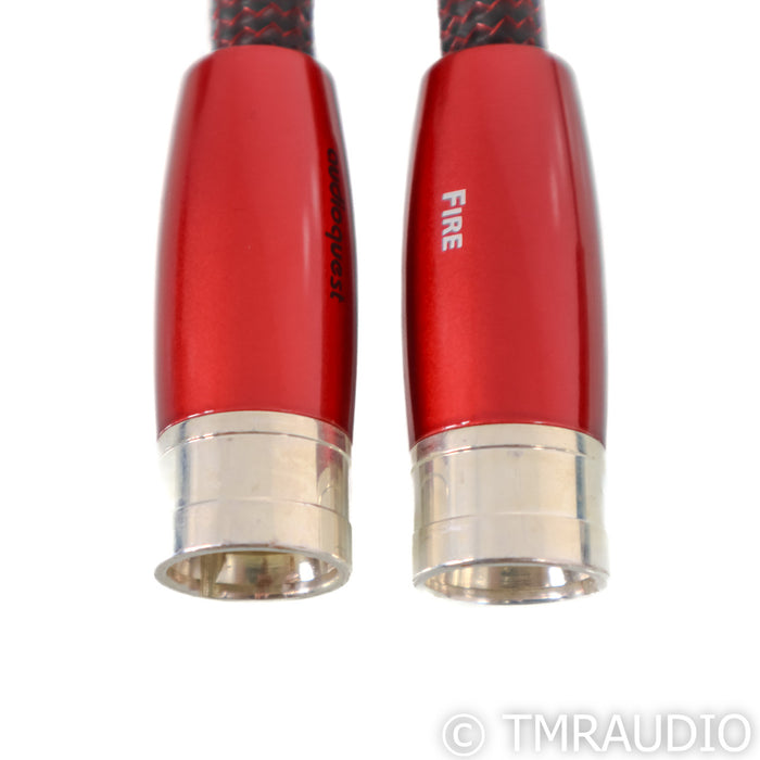 AudioQuest Fire XLR Cables; 1m Pair Balanced Interconnects