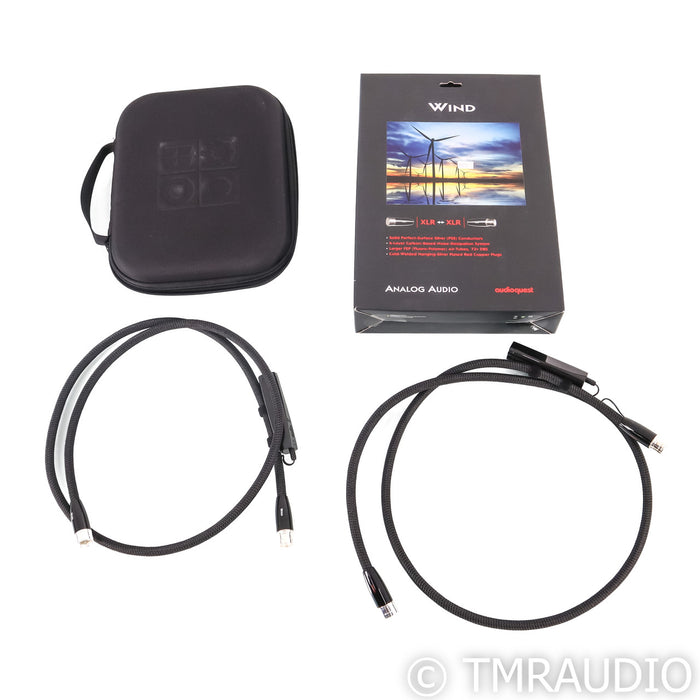 AudioQuest Wind XLR Cables; 1.5m Pair Balanced Interconnects